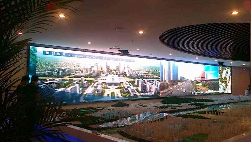 Hunan changsha urban planning hall indoor P4 Gao Qingquan color screen project 