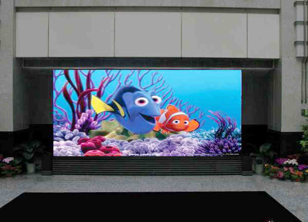 Beijing forces indoor P1.9 small spacing LED display project 